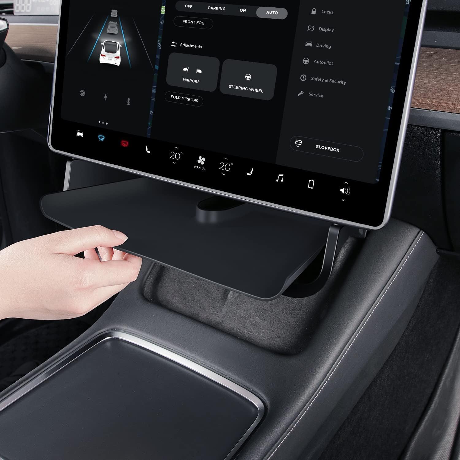 Center Console Screen Lower Storage Box