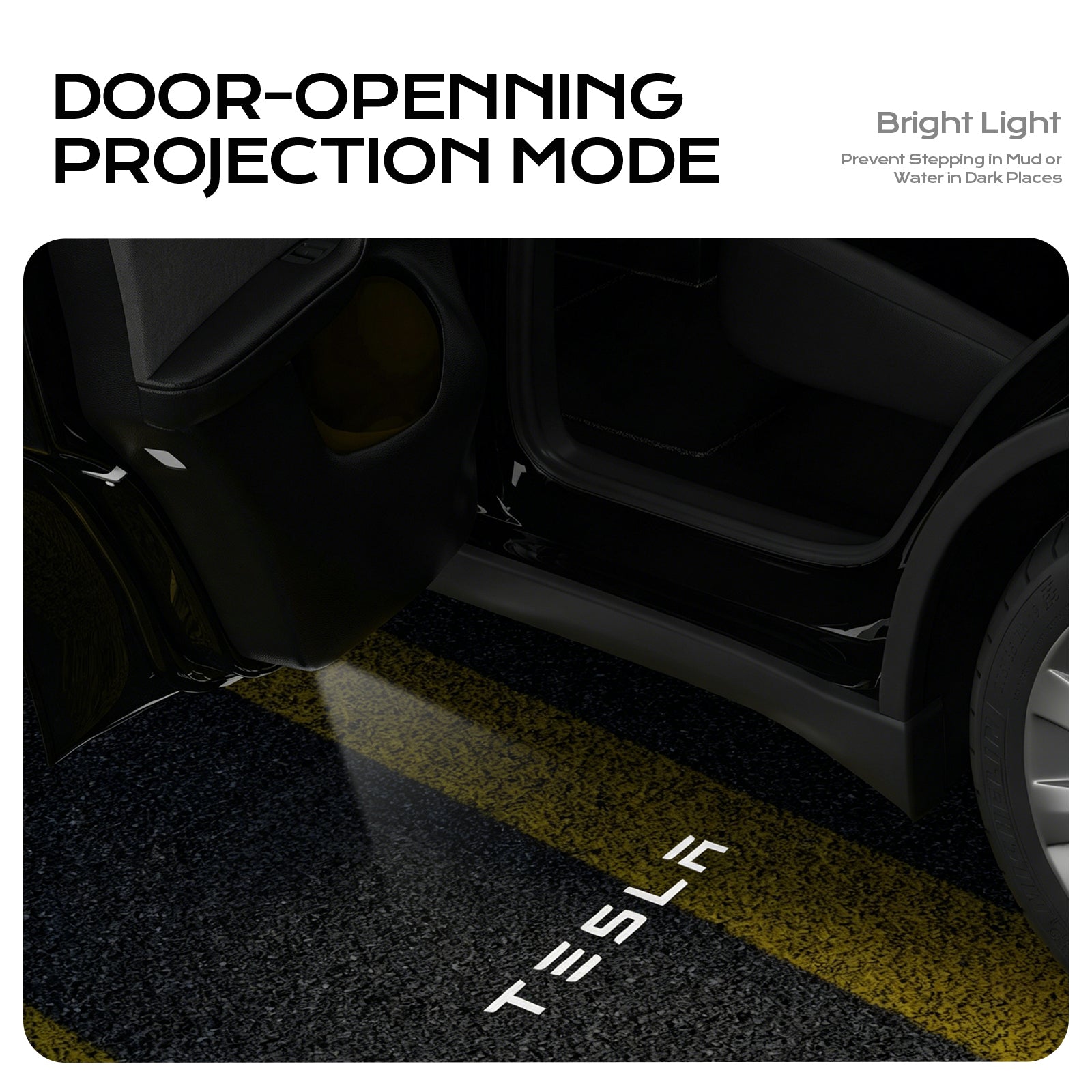 3D Laser Welcome Lights (Model 3 & Y)