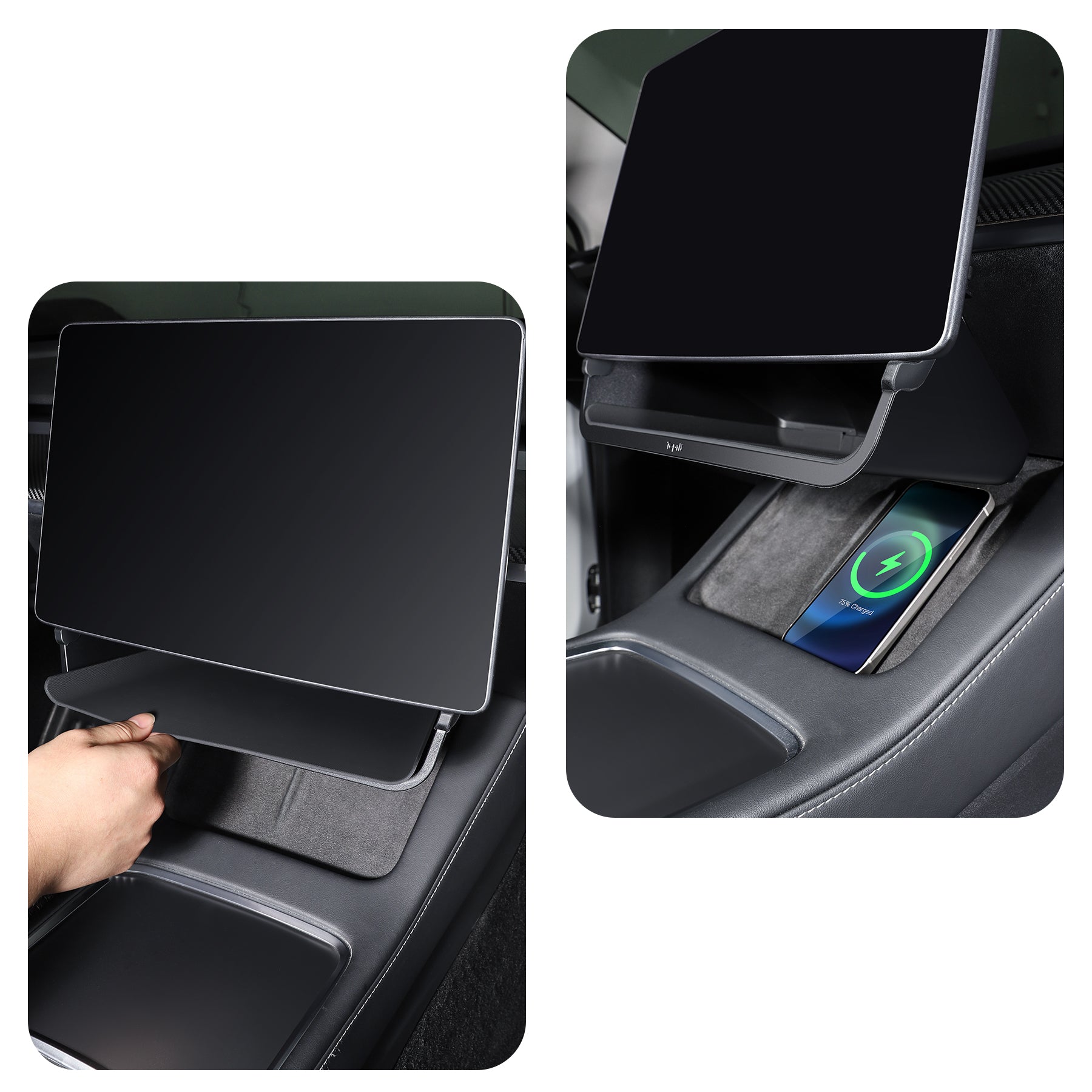 Center Console Screen Lower Storage Box