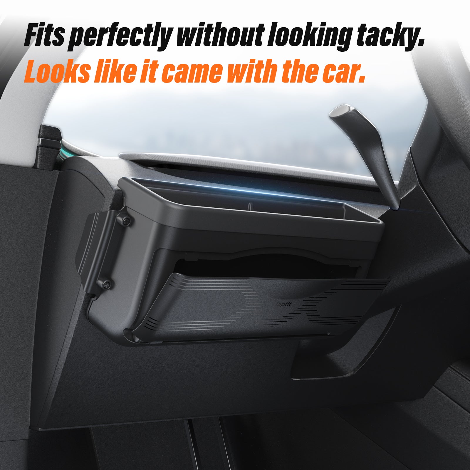 Tesla Model Y/YL Driver's Console Organizer – Sunglasses & Card Storage Box