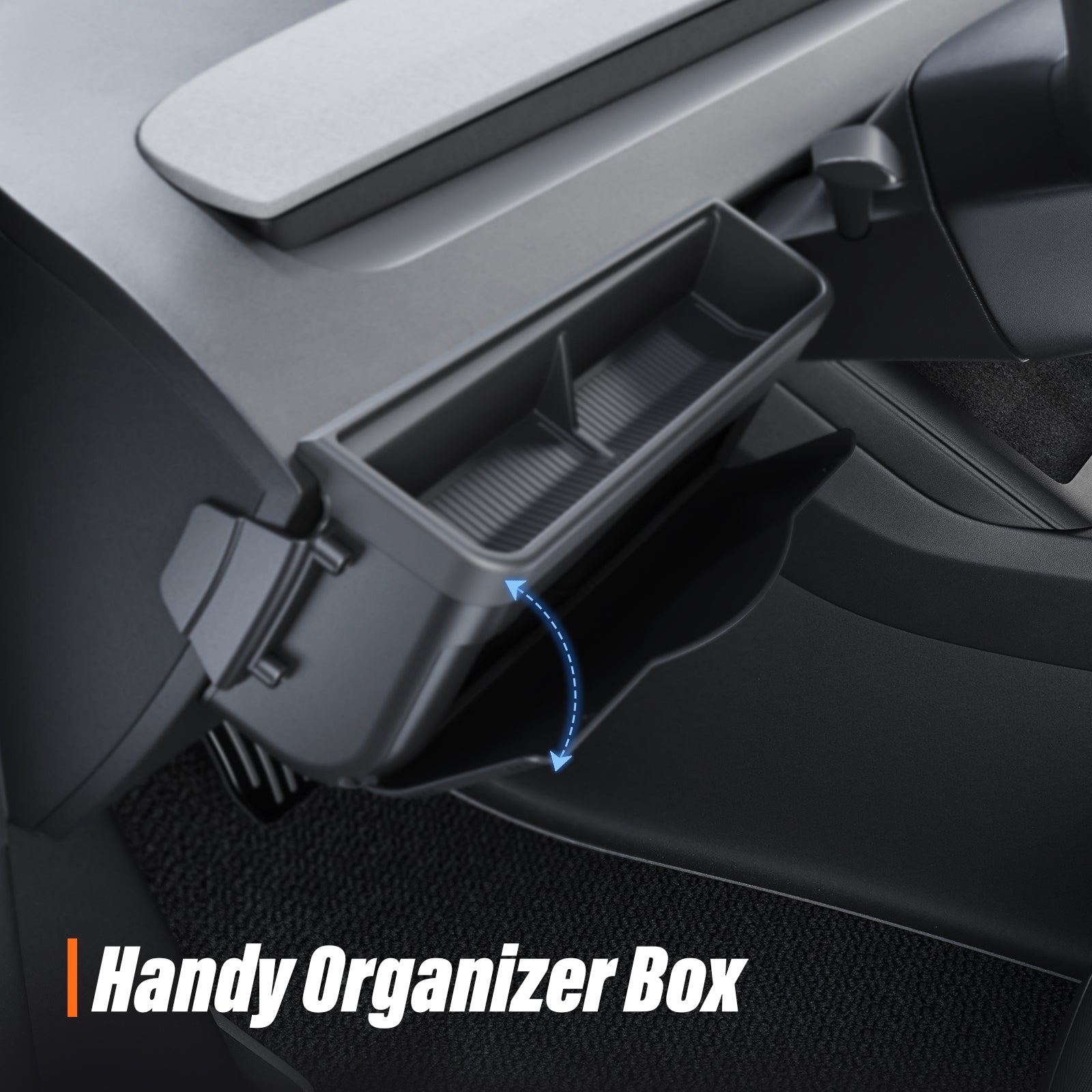 Tesla Model Y/YL Driver's Console Organizer – Sunglasses & Card Storage Box
