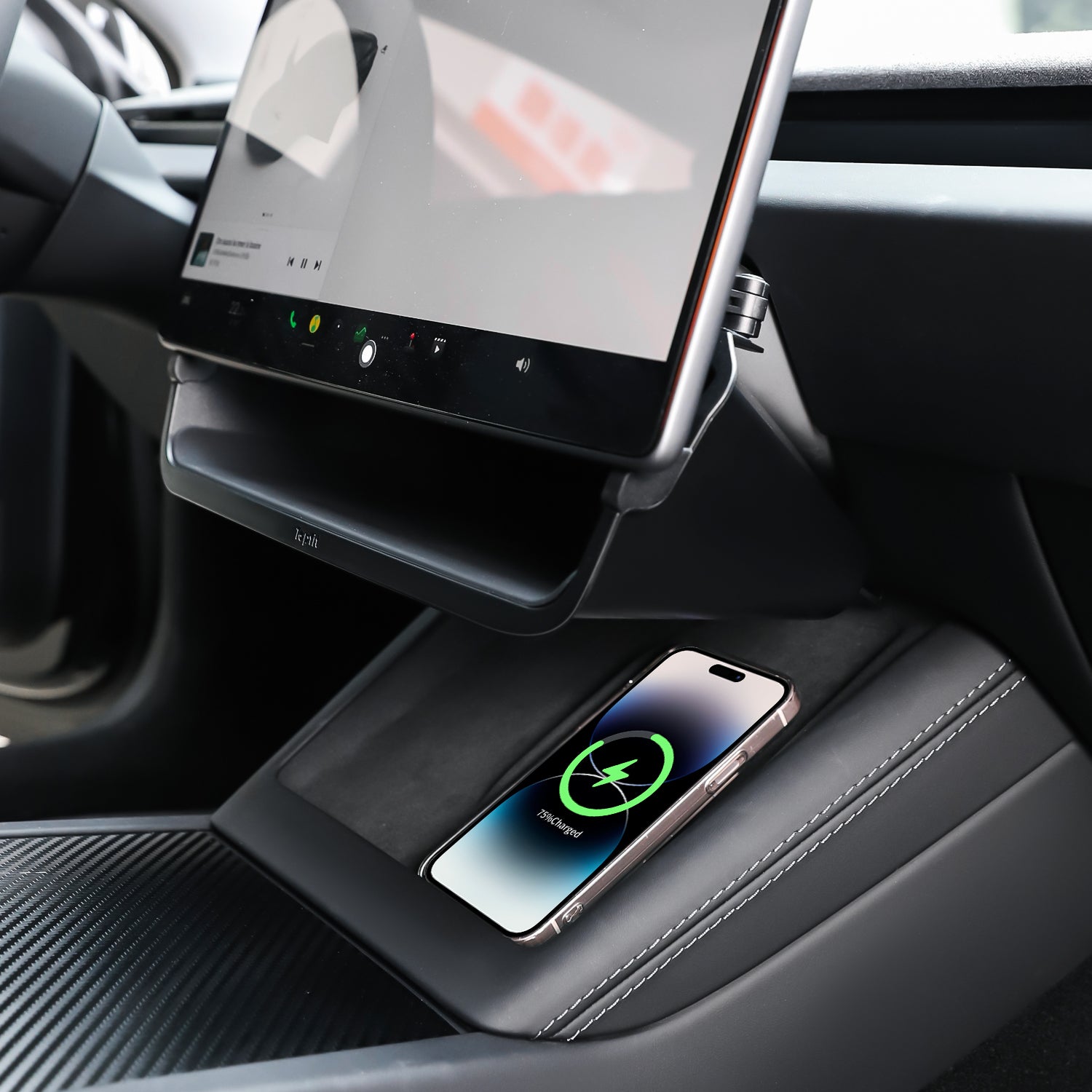 Center Console Screen Lower Storage Box