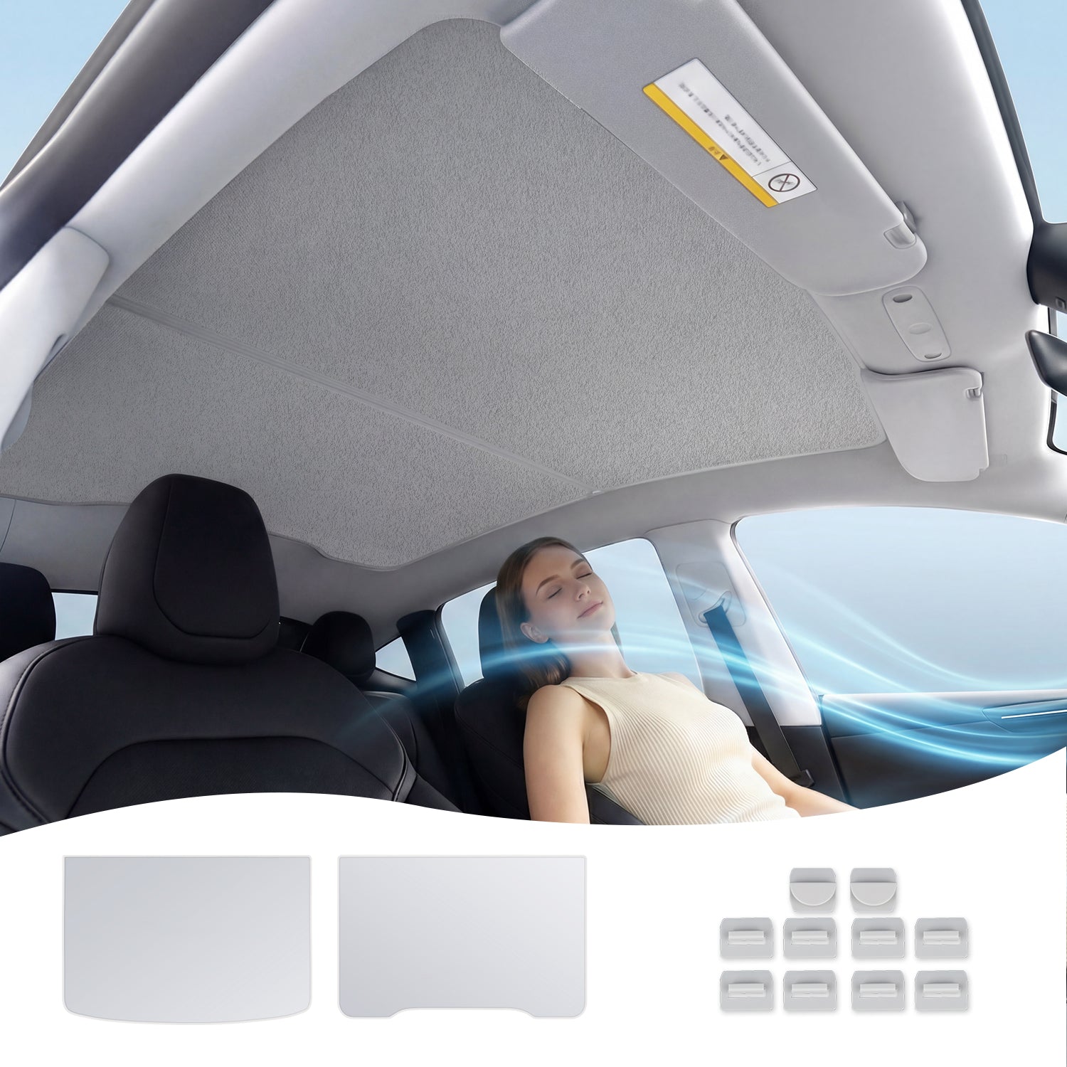 2025+ Model Y Roof Sunshade